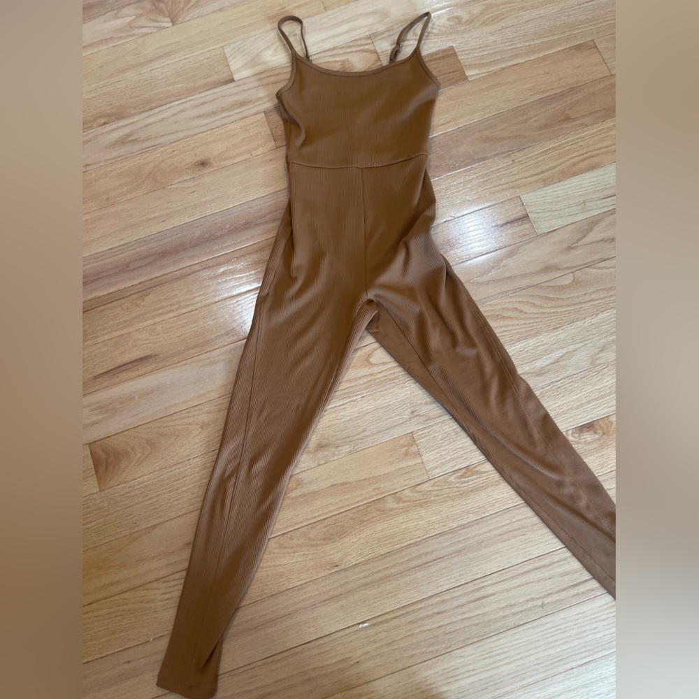 Wild Fable Brown Legging Jumpsuit